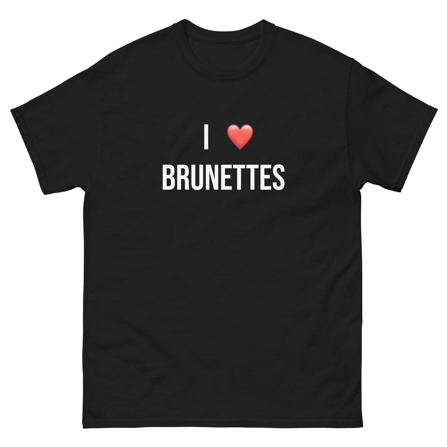 I heart Brunettes Unisex classic tee